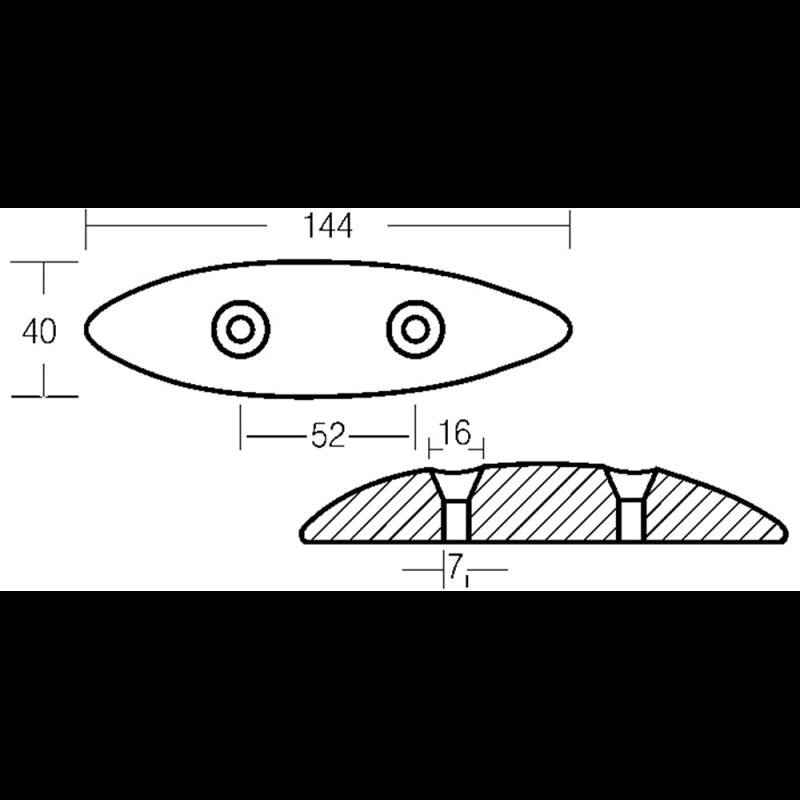 Enrico Polipodio Anodo Ovale 00204