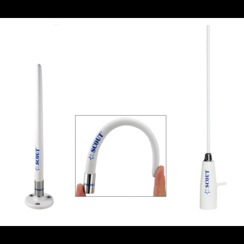 Scout Telecomunicazioni Antenna Nautica Barca Radio Am/Fm Cm 25 KS-100