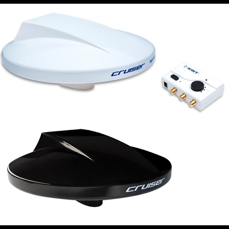 Scout Telecomunicazioni Antenna Nautica Barca Tv Cruiser Nera PF AN NTV003