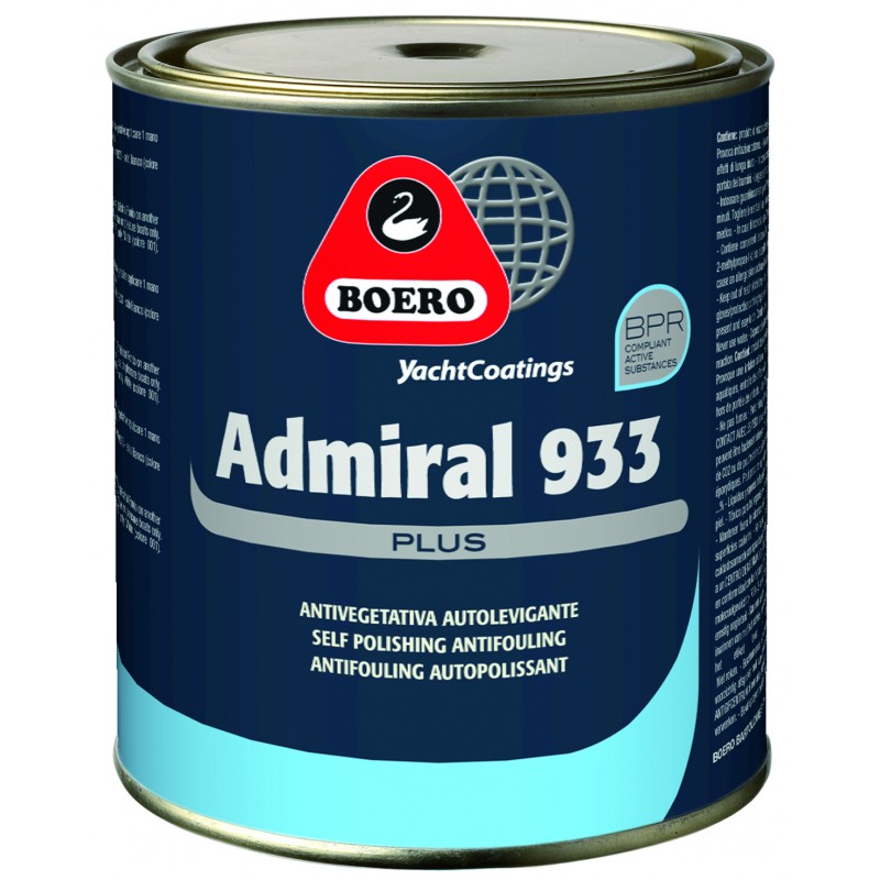 Boero Antivegetativa Admiral 933 Bianco 0, 75L 70P93300100000750