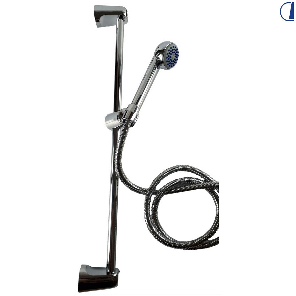 Di-Tec Kit saliscendi anticalcare Silvia per doccia esterna camper 60 cm