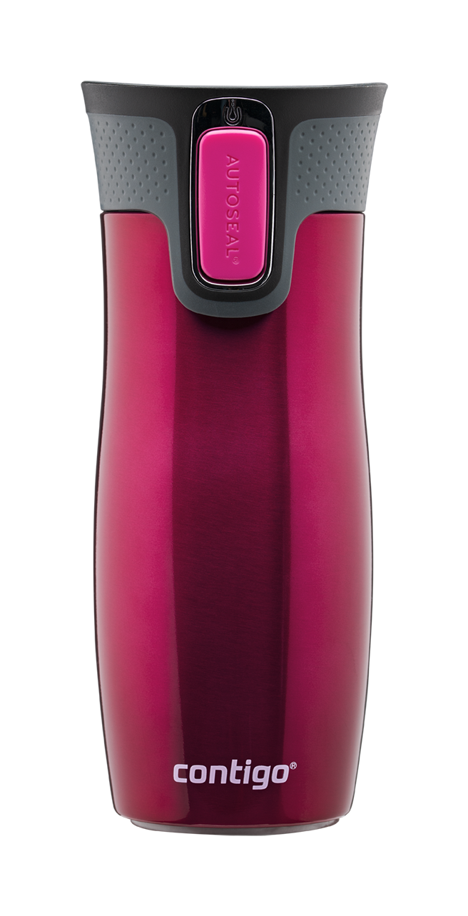 Contigo Autoseal West Loop tazza termica da viaggio, tazza da caffè 470ml (Rapsberry)