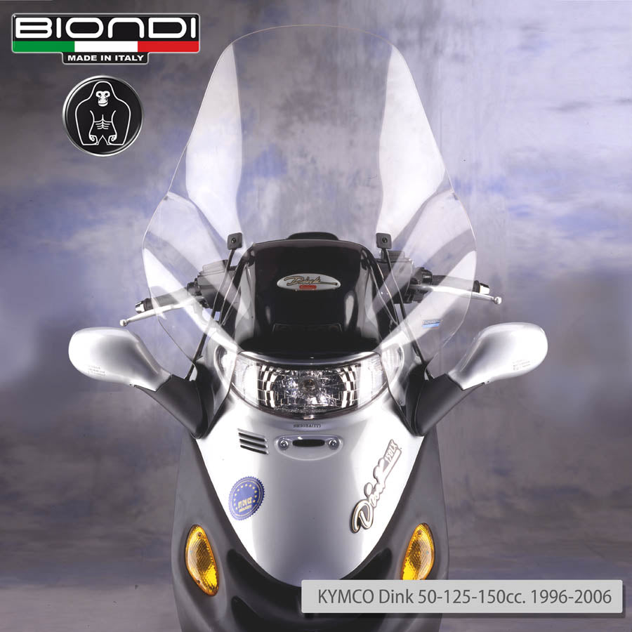 Biondi Parabrezza Mod. Club Trasparente KYMCO Dink e STEED Snake - MPN 8060919