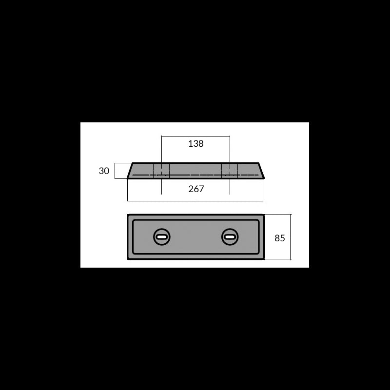 Tecnoseal Barra Ips In Alluminio 00739AL