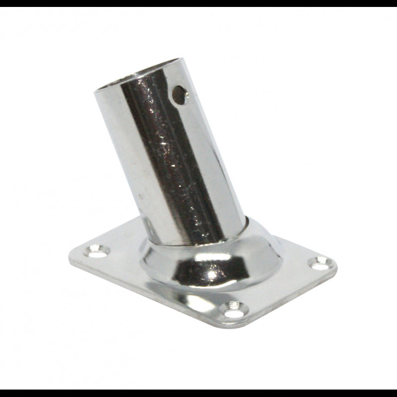 FNI Rectangular Stainless Steel Base 60 Degrees Diameter 22 mm 3240