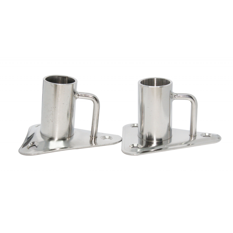 A.A.A. Base Per Candeliere Inox Dritta 54055