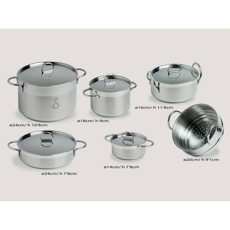 Marine Business Nautica Batteria Pentole Impilabile Grande 20001
