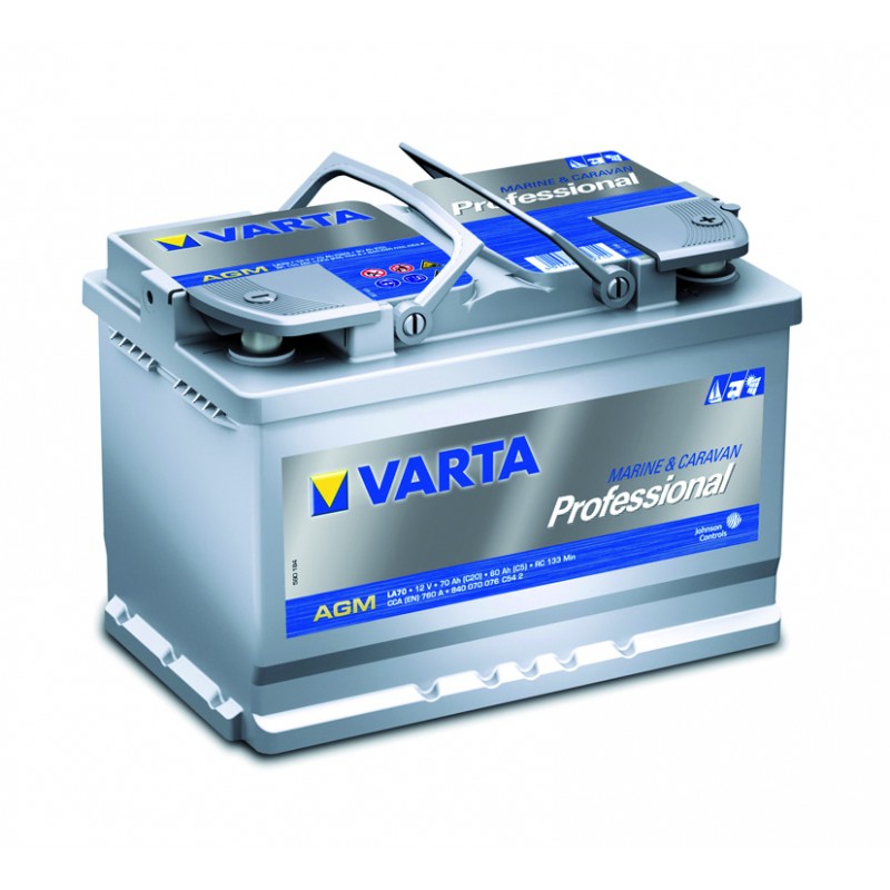 Johnson Batterie Batteria Varta Professional Agm 80 Ah LA80 840080080