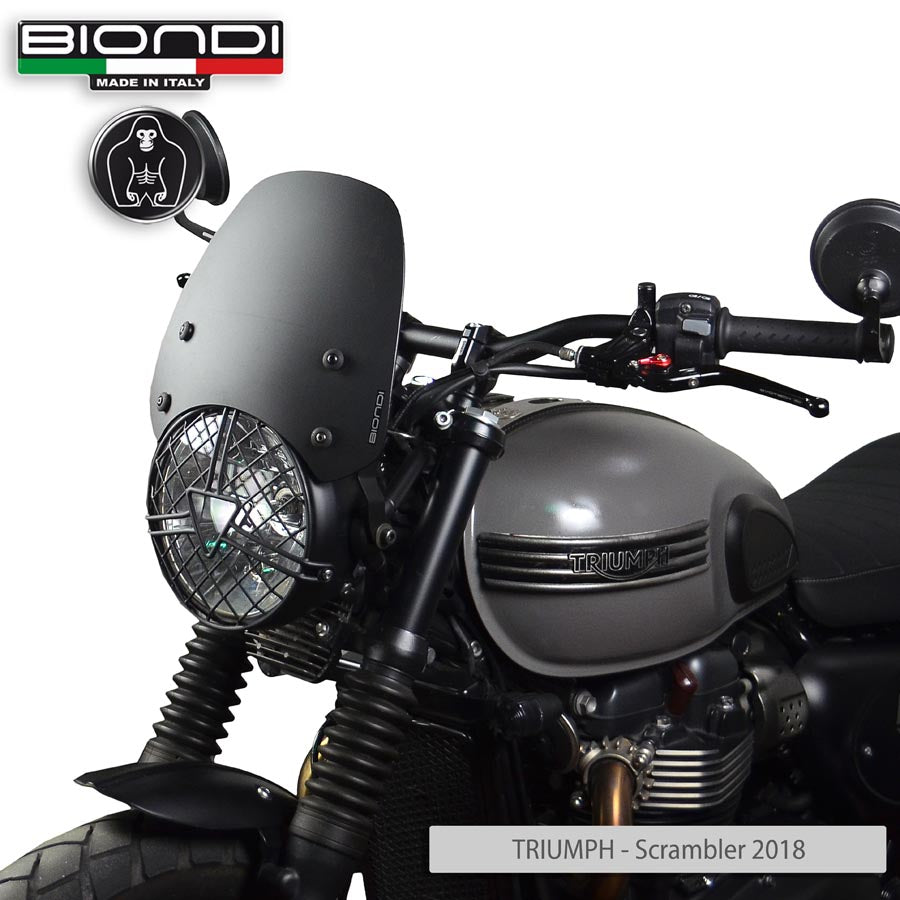 Biondi Cupolino Sport Nero Satinato Kawasaki Z650 RS e Triumph - MPN 8010453