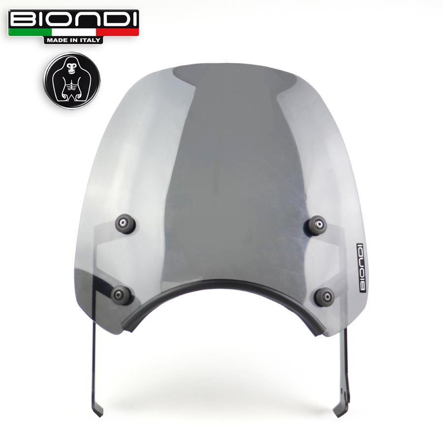 Biondi Cupolino Sport Fumè Chiaro Ducati Scrambler 800 da mag. 2023 - Kit Montaggio Incluso
