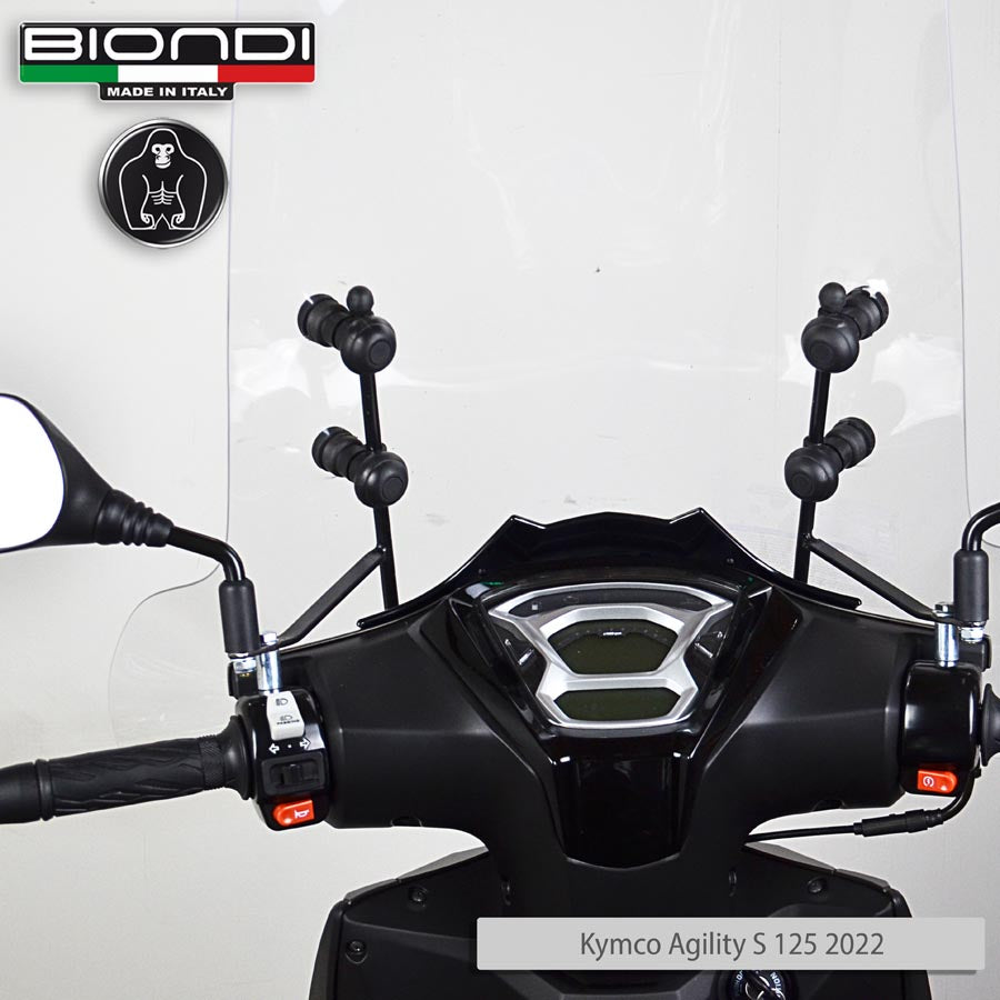 Biondi Kit Attacchi Parabrezza per KYMCO Agility S 125 2022 - MPN 8500483