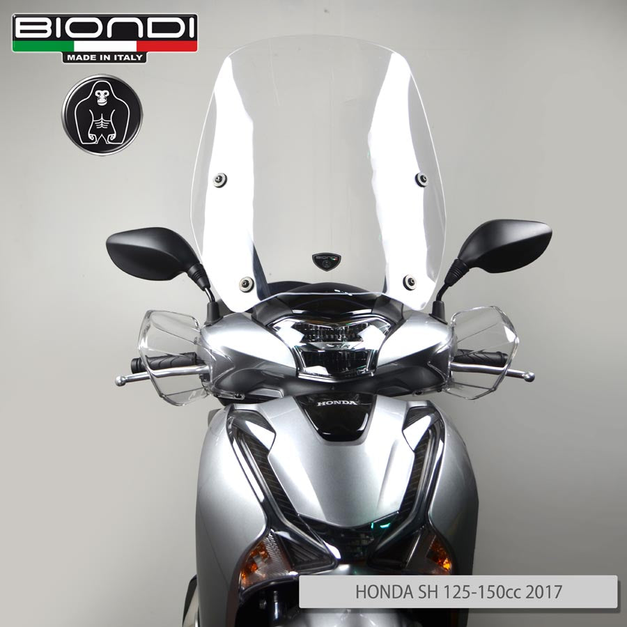 Biondi Lastra Parabrezza Ricambio Honda SH 125/150 cc 2017-2019 Trasparente
