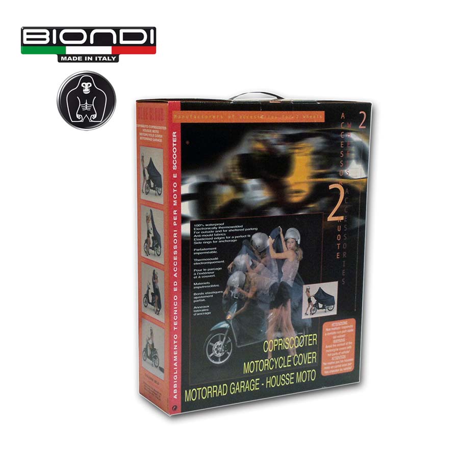 Biondi Copriscooter/Coprimoto Enduro e Maxiscooter con Bauletto - 5535019
