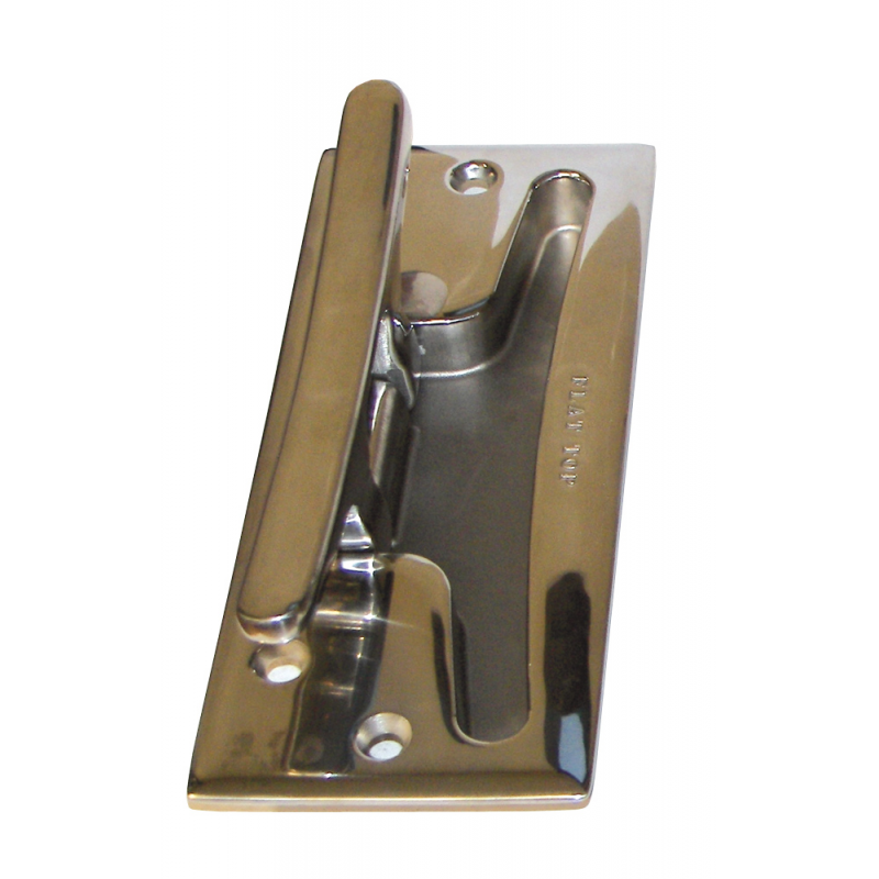 Cornamusa plegable de acero inoxidable 316 de superficie plana de 100 mm y 4 pulgadas