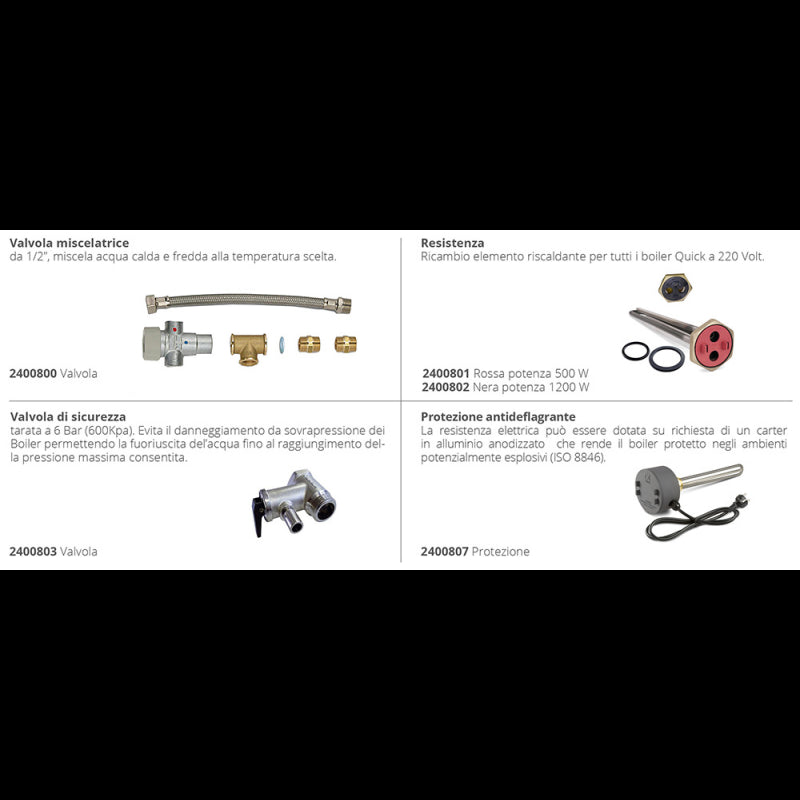 Quick Boiler B3 40 Lt con Scambiatore FLB34012S000A00