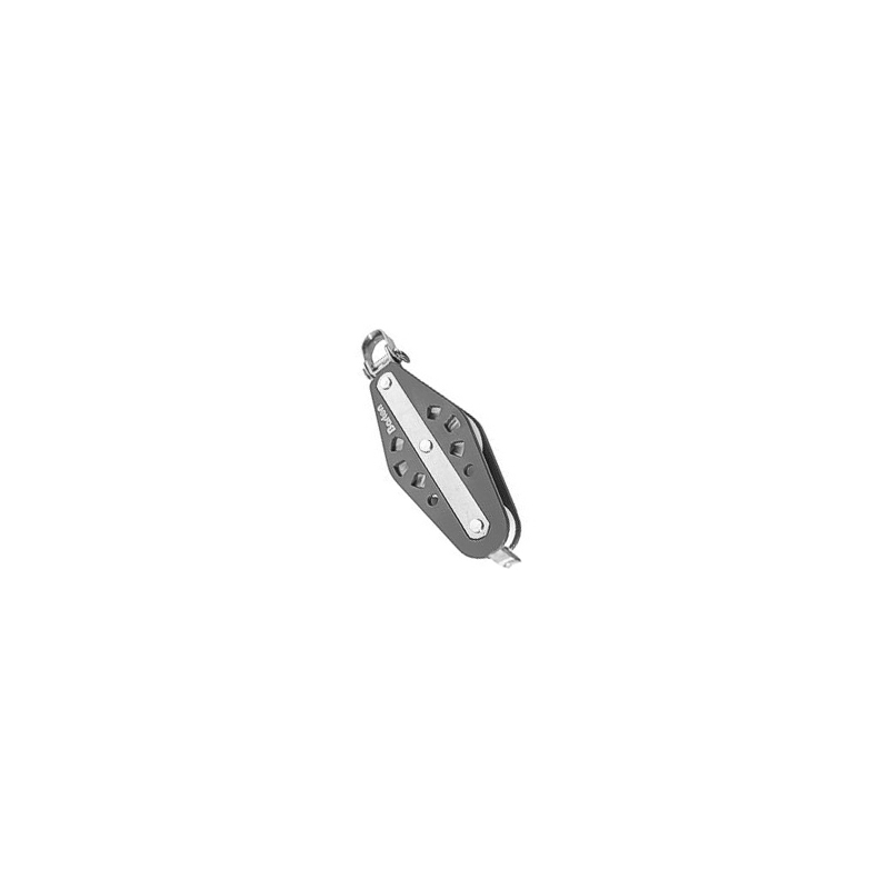 Barton Marine 8mm Fiddle Swivel Block mit Becket N02431