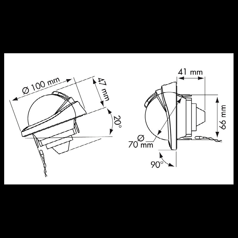 Plastimo Bussola Offshore 75 Nera a Paratia 63859