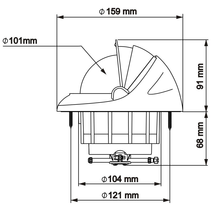 Plastimo Bussola Offshore 115 Bianca 60989