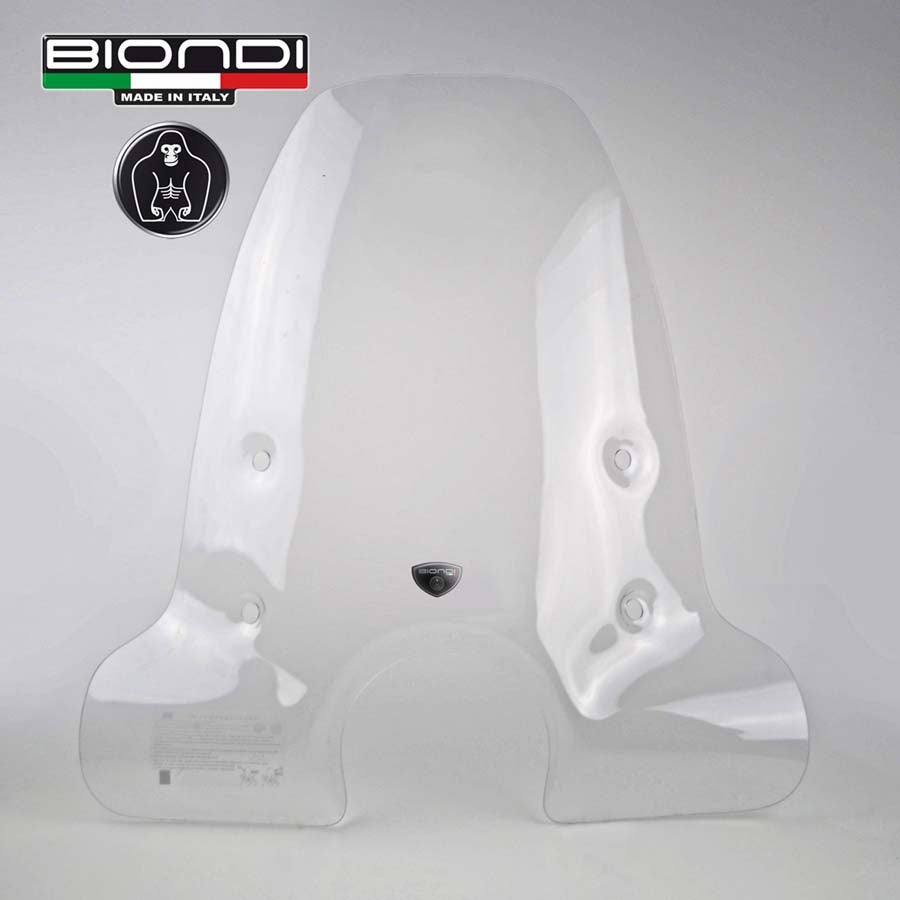 Biondi Parabrezza Mod. Z Trasparente + Attacchi Vespa GTS 125/310 2025