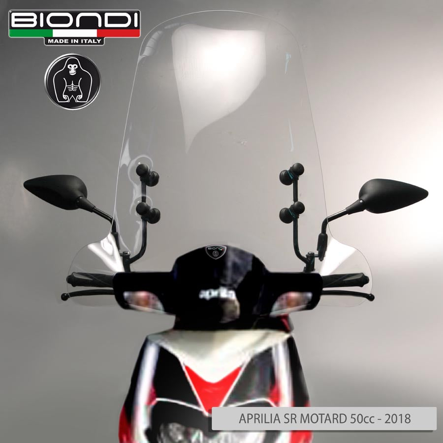 Biondi Parabrezza Linea Z Trasparente con Attacchi Keeway Jordan 125/150 cc 2005