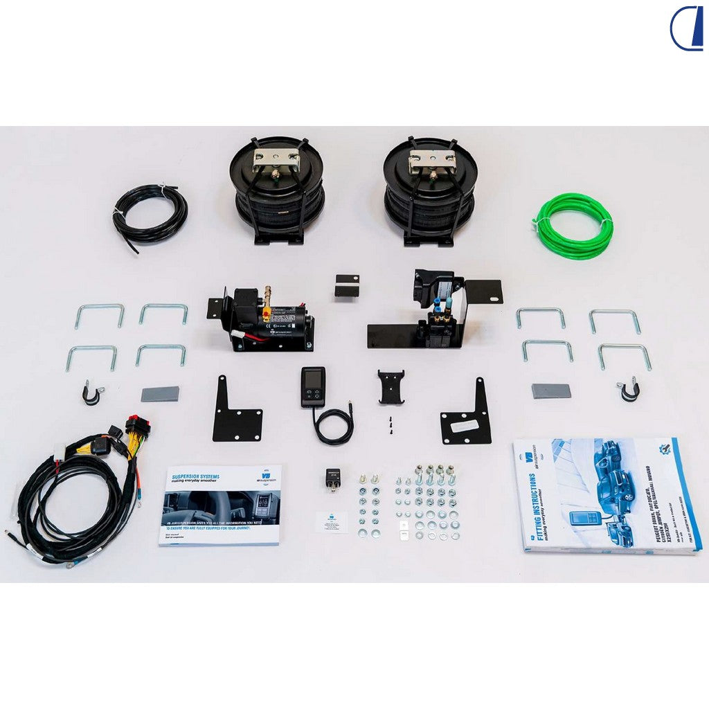 VB Airsuspension Kit sospensioni pneumatiche SemiAir digitale 8" con compressore