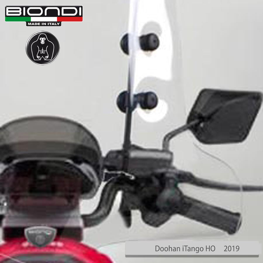 Biondi Parabrezza Pro Semiuniversale per Quad con Kit Attacchi