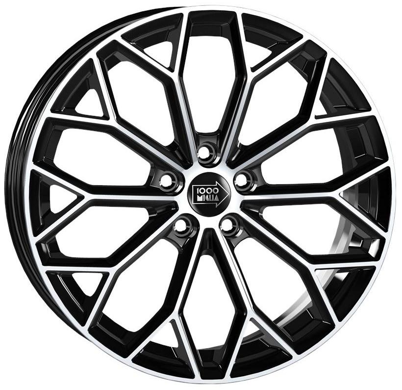Cerchio in lega mod. MM1030 Black Polished 7,5x17 / 5 fori / PCD 110 / ET 30 / foro centrale 65,1