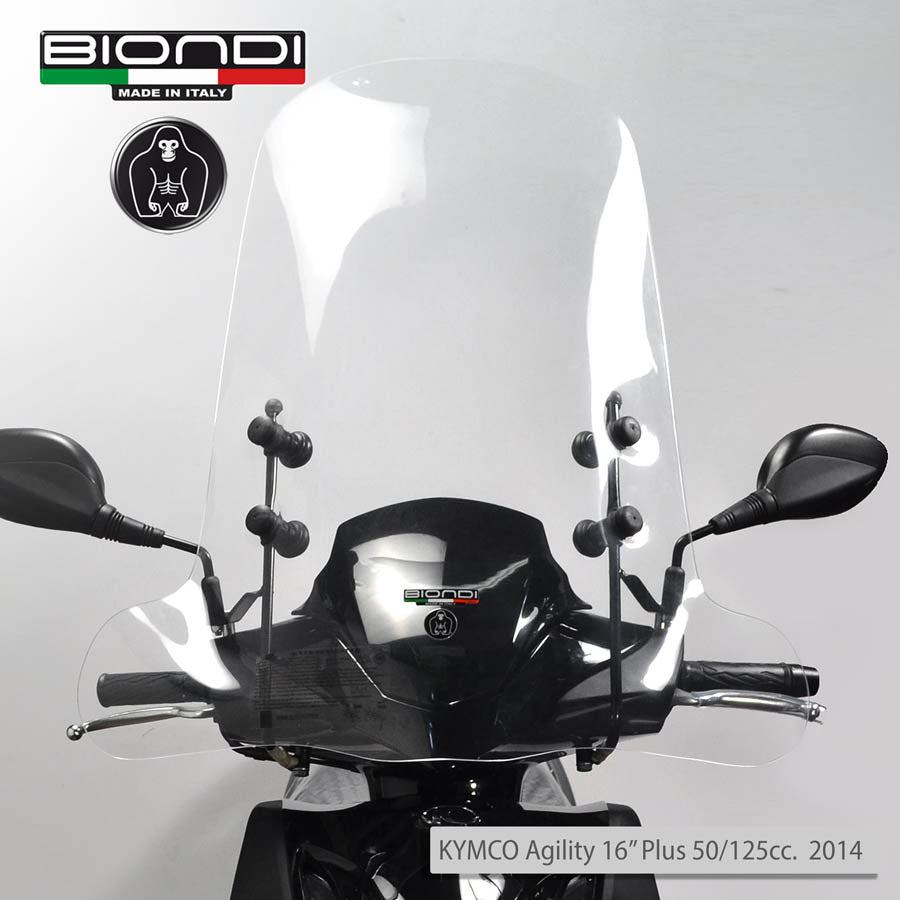Biondi Parabrezza Club Schermo Trasparente per Scooter - MPN 8060953