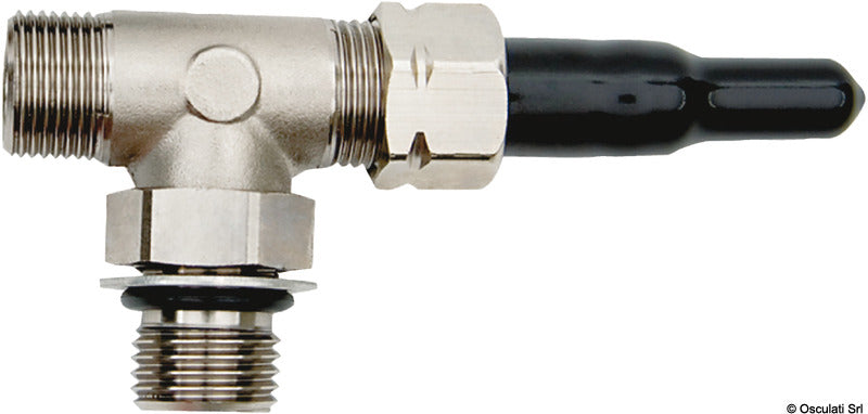 Ultraflex Raccordo a T per Spurgo Orientabile Cilindro Idraulico 3/8"
