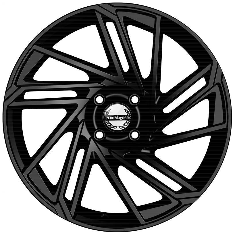 Cerchio in lega mod. EPOWER Glossy Black 7x17 / 5 fori / PCD 112 / ET 40 / foro centrale 66,6
