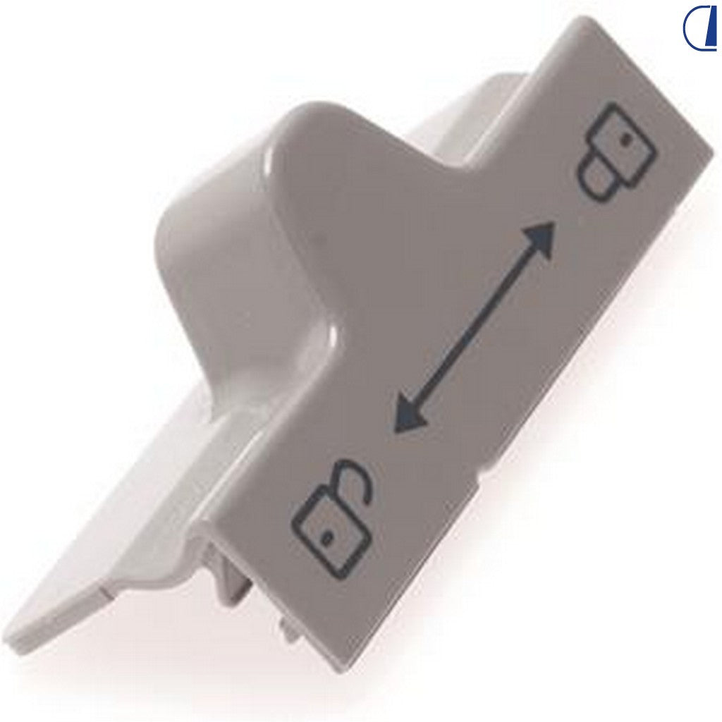 Cursore blocco porta centrale per frigorifero Dometic serie RM7XXX