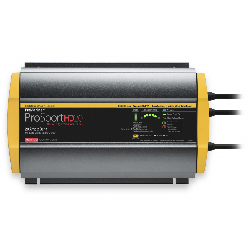 Cargador de batería náutico Promarine Prosport Hd20 44028