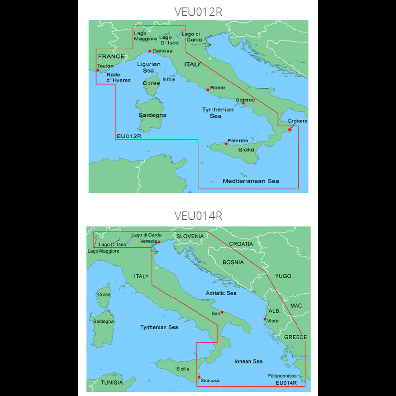Garmin Cartografia Regular Mar Tirreno 010-C0770-00