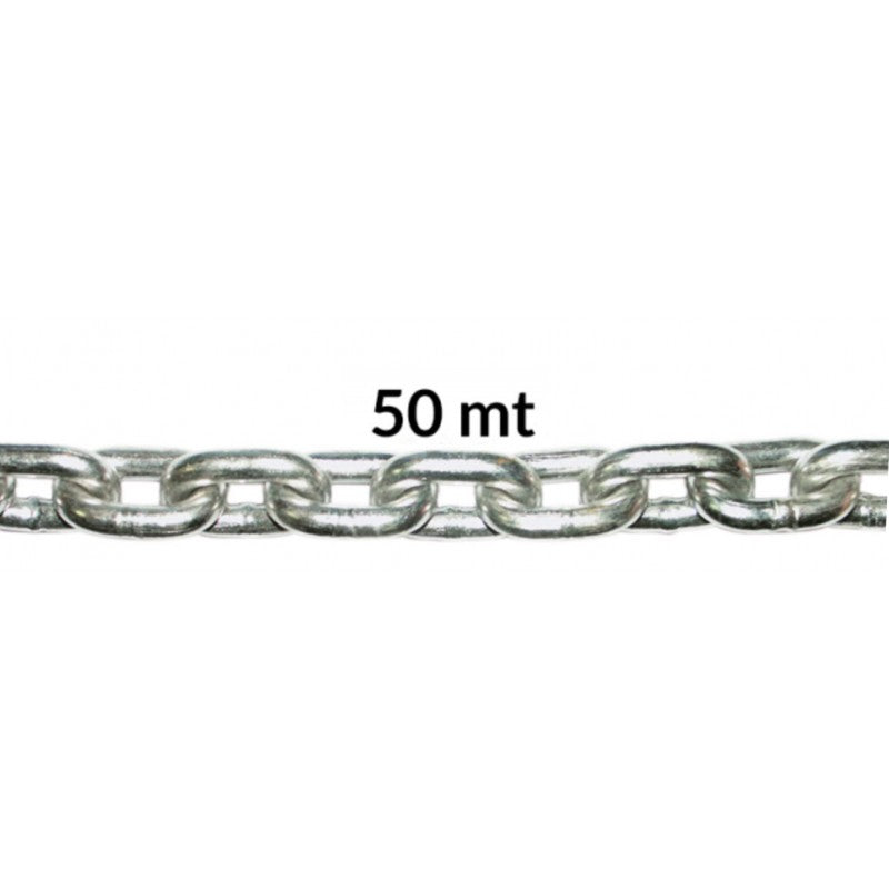 FNI Calibrated Stainless Steel Chain Diameter 6 mm - 50 m Spool S0711-A0006X50