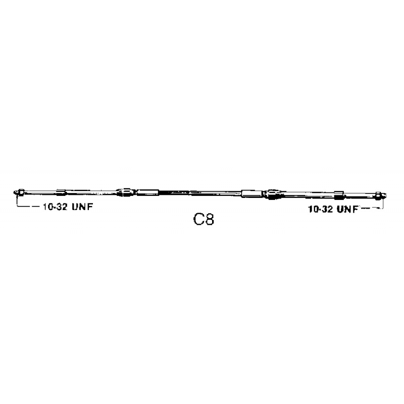 Ultraflex Cavo Comando C8 Da 6 Pollice 30211R