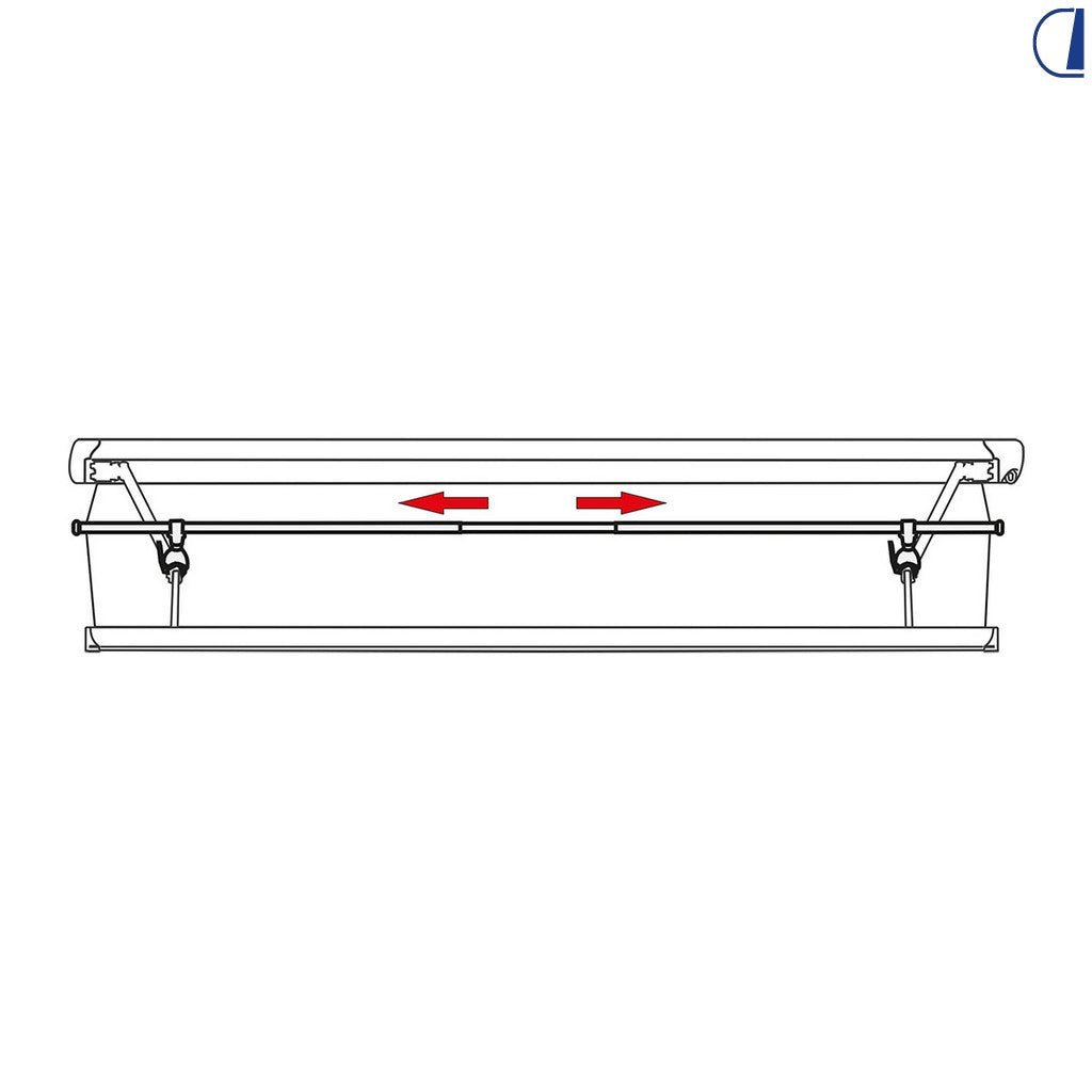 Fiamma Asta trasversale Magicrafter per tendalini da 250 a 400 cm