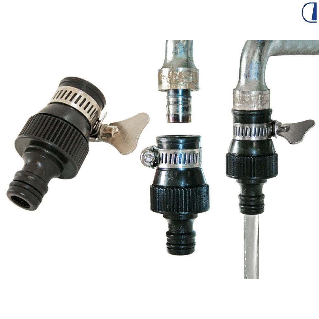 Adattatore universale per rubinetto Haba Ø 6,3–13,6 mm con attacco rapido