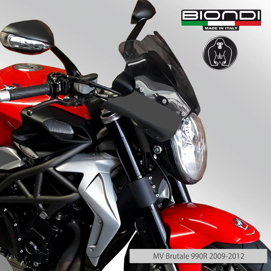 Biondi Metal Dark Cupolino Alluminio Anodizzato Nero con Plex Fumé