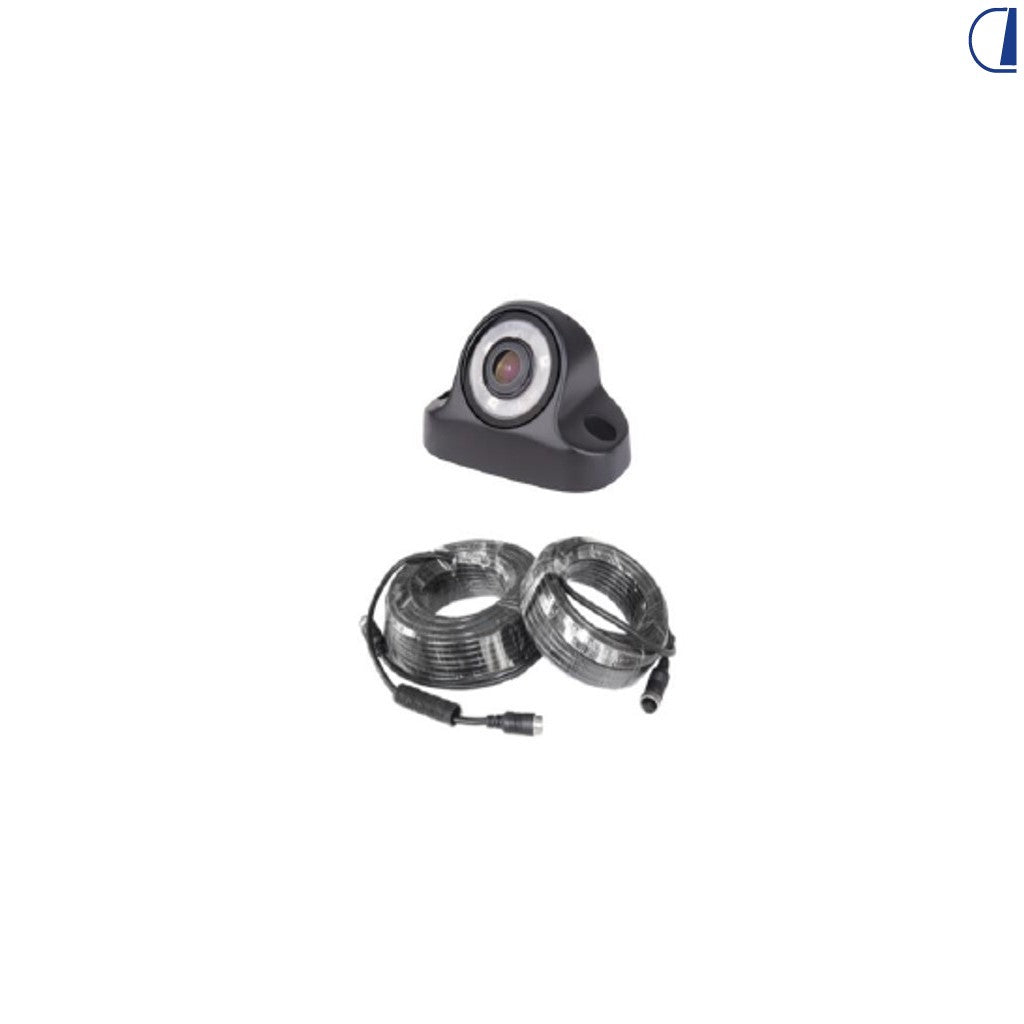 Di-Tec Retrocamera singola 12V nera