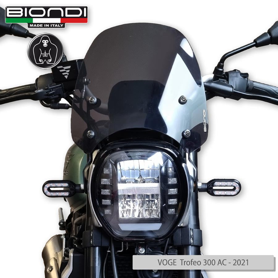 Biondi Cupolino Sport Fumè Scuro Voge Trofeo 300/500 AC 2021 - Kit Incluso