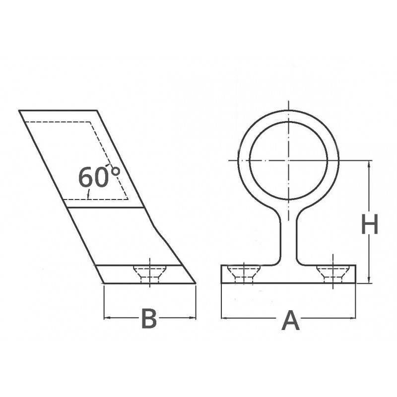 FNI Centrale Acciaio Inox 316 Diametro mm 22 S0941-A0022