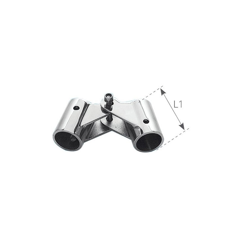 FNI Edelstahl-Scharnier, Durchmesser 22 mm, für Bögen S0940-A0022