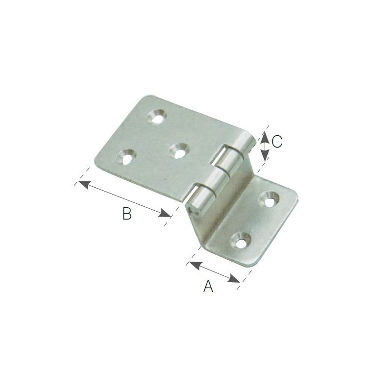 FNI Cerniera Inox Inginocchiata 4003-15