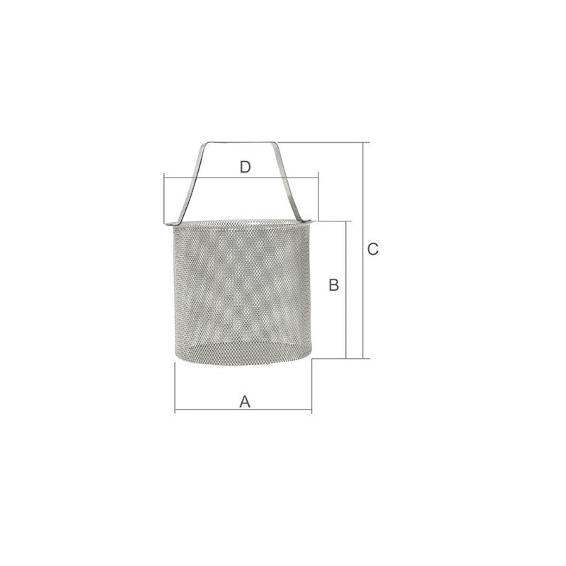 Guidi Cestello Acciaio Inox Diametro mm 57 CE02-A020IE3L
