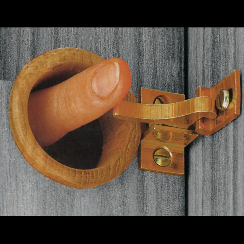 FNI Messingverschluss mit Teakbuchse