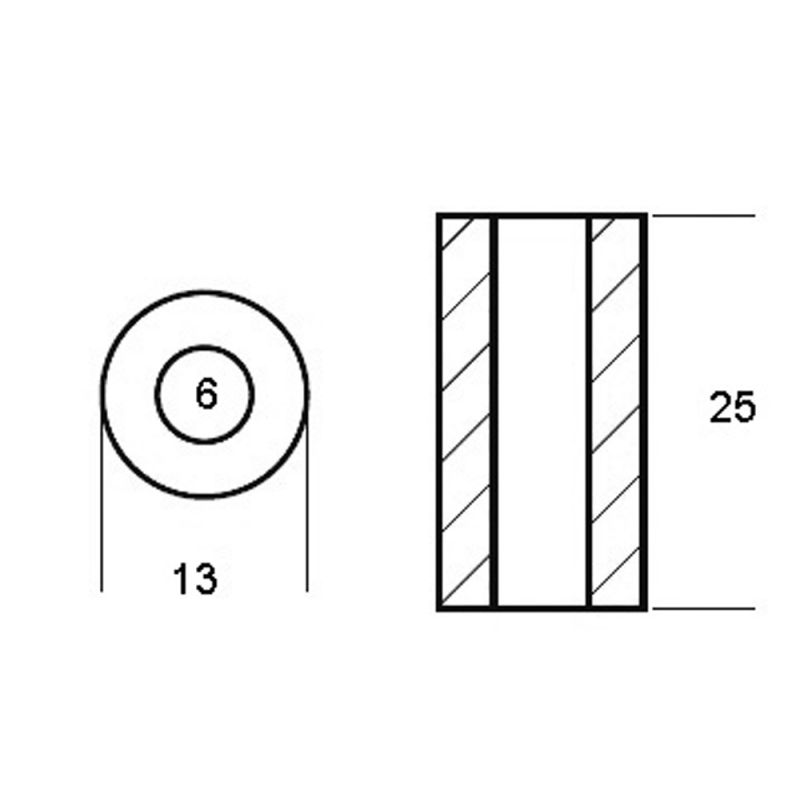 Tecnoseal Cilindro Per Motori Yamaha 25 Hp 01161