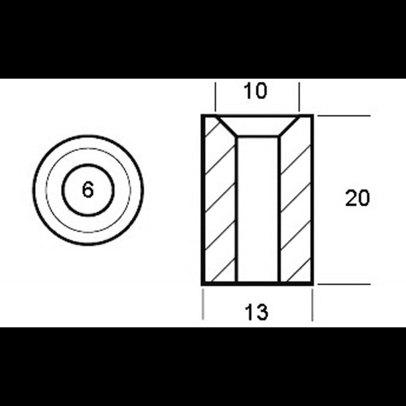 Tecnoseal Zylinder Yamaha 6BT-11325-00 01163