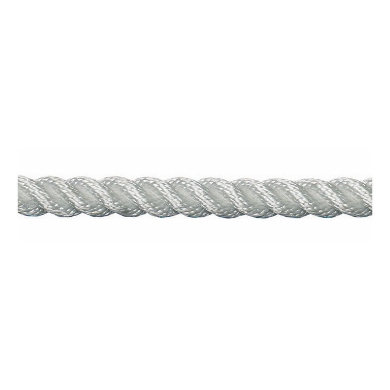 Cuerda trenzada blanca FNI de 8 mm de diámetro y 200 m CGB8