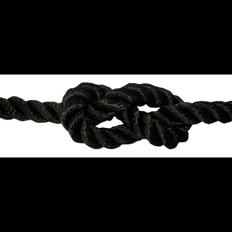 Plam Black Twisted Rope High Tenacity Diameter 8 Mm 200 Mt 145108/200MT