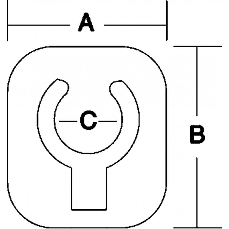 Nuova Rade Clips Bianca a Scomparsa 196072